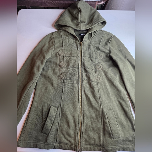 Torrid Olive Utility Jacket - Picture 4 of 11